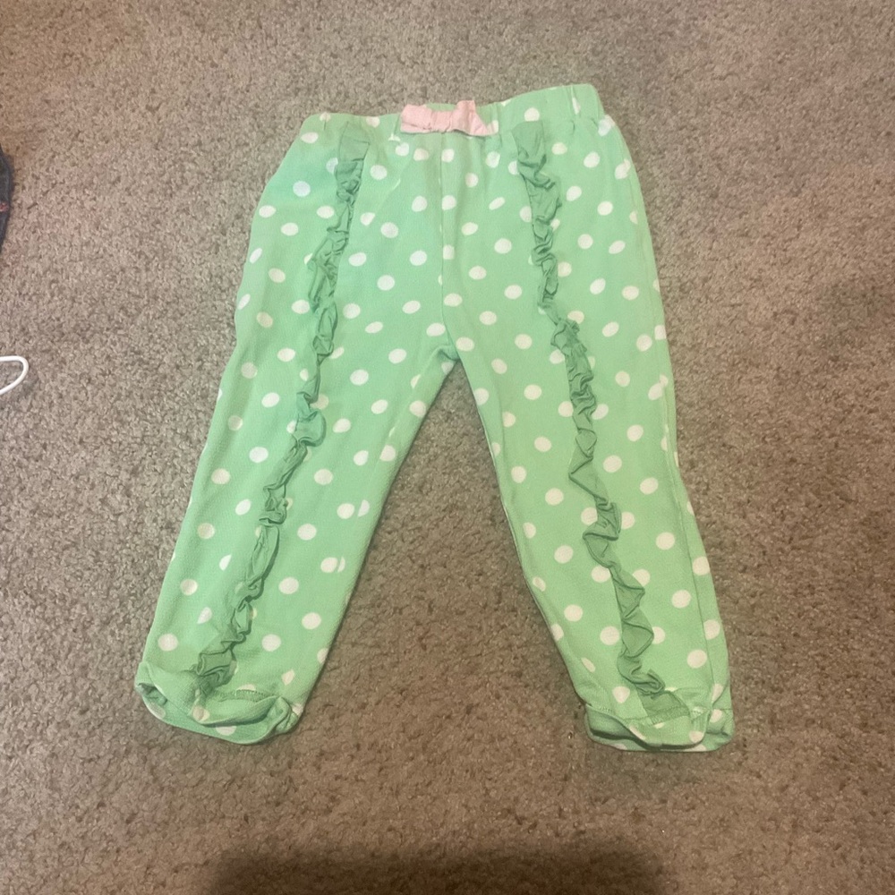 Matilda Jane Toddler Ruffle Joggers w/polka dots